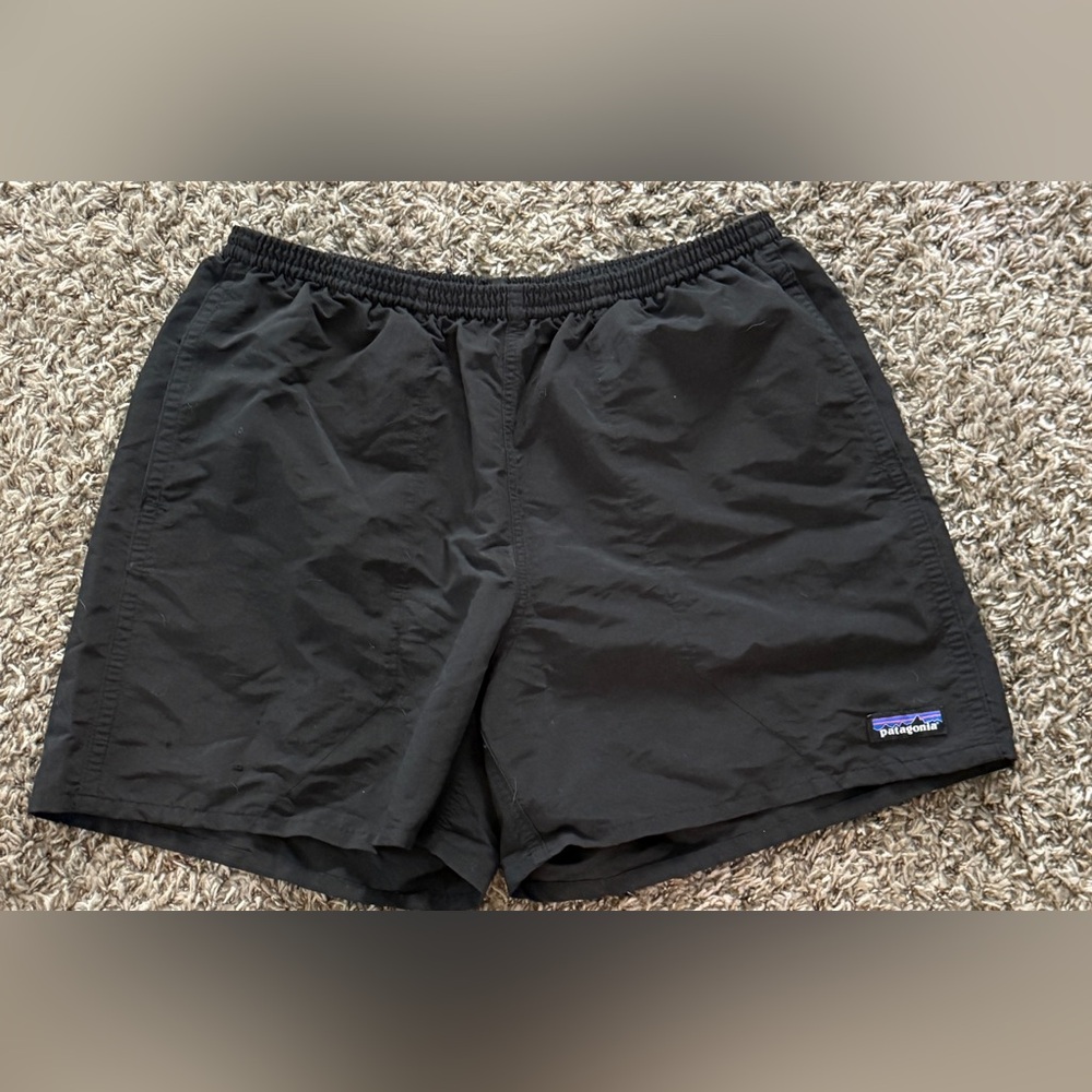 Patagonia Black Mesh Shorts. Size Medium